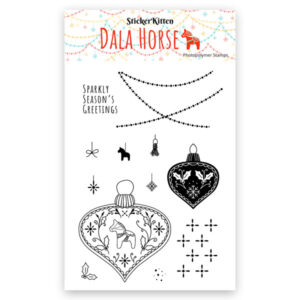 Dala Horse Photopolymer Stamps – Baubles