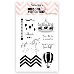 Unicorn Fairground Photopolymer Stamps