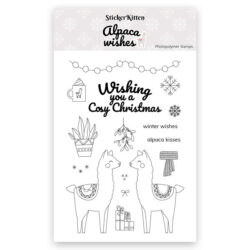 Alpaca Wishes Photopolymer Stamps (Christmas Alpacas)
