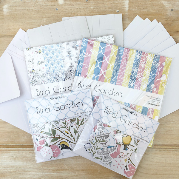 Bird Garden card kit double pack