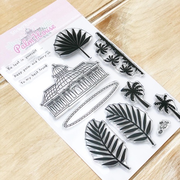 StickerKitten Palm House Photopolymer Stamps