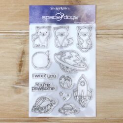 Space Dogs Photopolymer Stamps