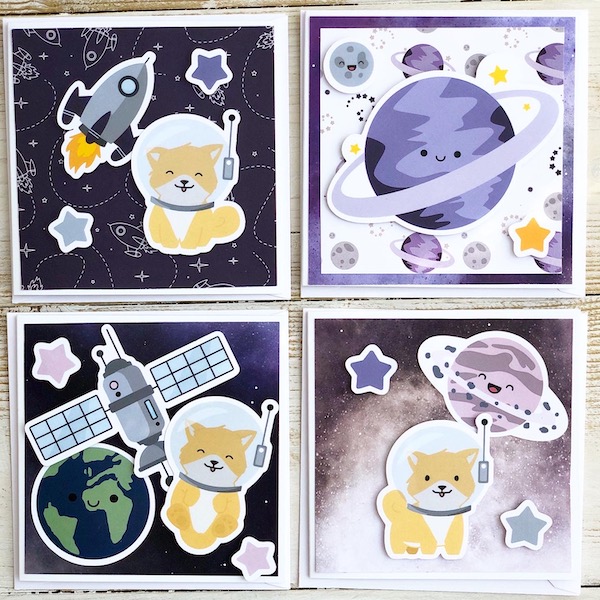 Space card kit cards